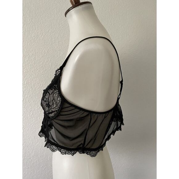 Boohoo Lingerie Bra Bralette Lace Sheer Plus Size - Picture 5 of 9